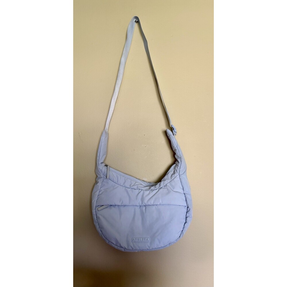 ATHLETA ALL ABOUT SMALL CROSSBODY HOBO BAG  Women’s Light Blue